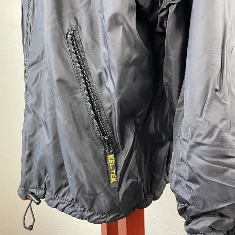 Kel-Tek Full Zip Reversible Jacket Size L EUC